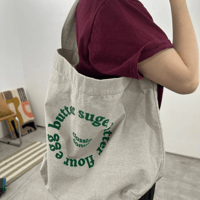 beej ビージ beej_sheeting bag_doughnut シャーリングバッグ ドーナッツ ドーナツ