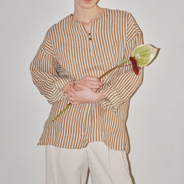 TODAYFUL トゥデイフル / LIFE's ライフズ / Keyneck Linen Shirts