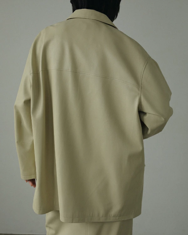 ànuke アンヌーク anuke Ecoleather Over Jacket エコレザーオ ànuke アンヌーク anuke Ecoleather Over Jacket エコレザーオ