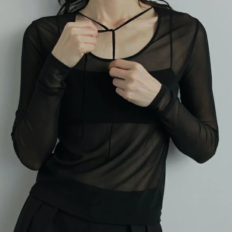 ànuke アンヌーク anuke 2way Sheer Tops 2ウェイシアートップス 62520609 船曳ひろみ