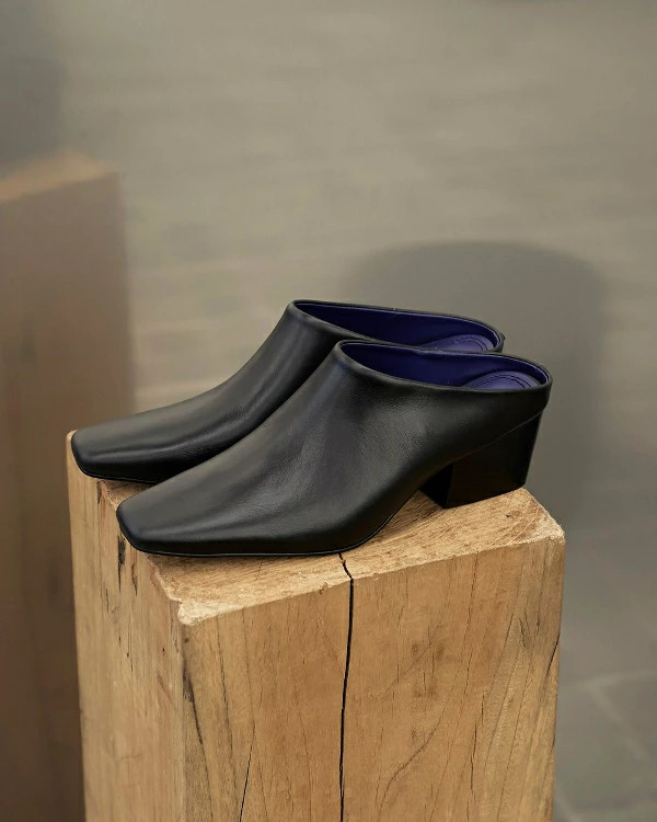 TODAYFUL トゥデイフル Squaretoe Leather Sabot スクウェアトゥ