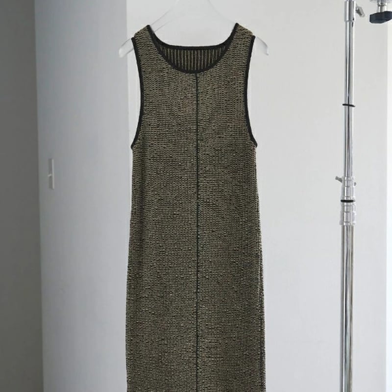 Sleeveless Jacquard Onepiece anuke アンヌーク ànuke online store（アンヌーク） / Sleeveless Jacquard