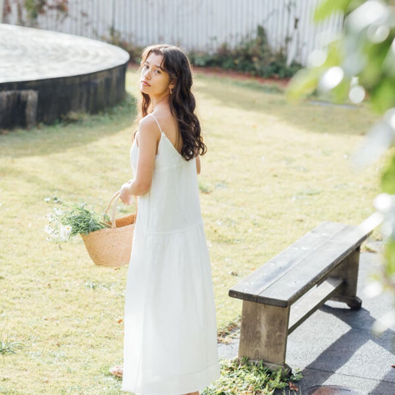 GLASSY SEA グラッシーシー / COTTON GAUZE RELAX ONEPIEC