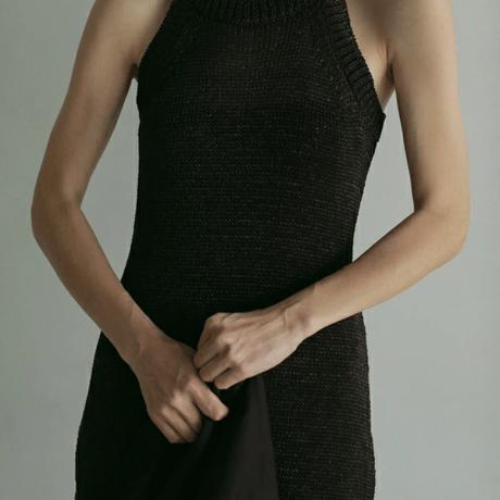 ànuke アンヌーク anuke Strawyarn Knit Onepiece ストローヤーンニットワンピース 62510321 船曳ひろみ