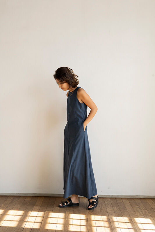 CAVEZA ROSSO カベサロッソ / アメリカンスリーブワンピース