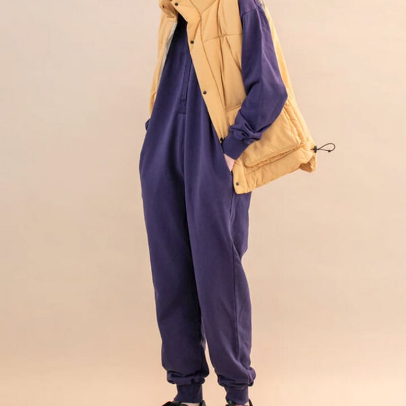 KiiRA キーラ / Recycle cotton jump suit リサイクルコットンジ...