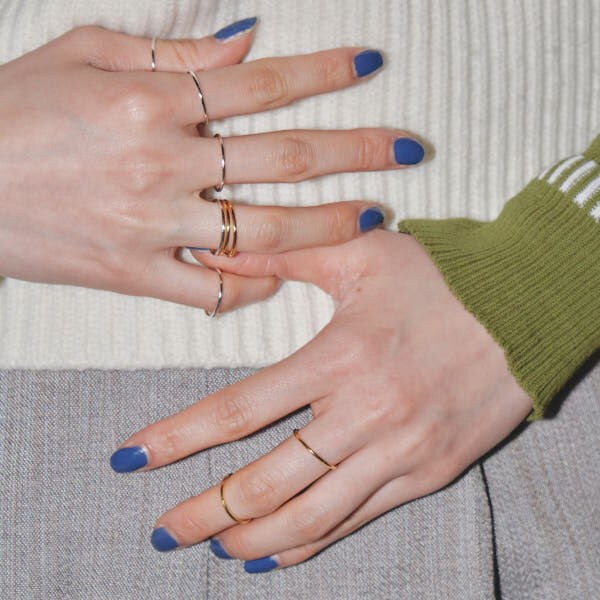 TODAYFUL トゥデイフル / LIFE's ライフズ / Thin Ring 5 Set