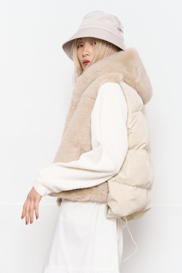 Muel Chic ミュエルシック / Mont Fake mouton Vest モントフェ