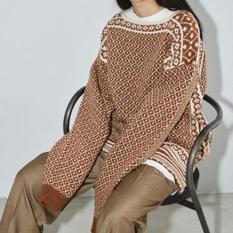 TODAYFUL トゥデイフル Nordic Over Knit