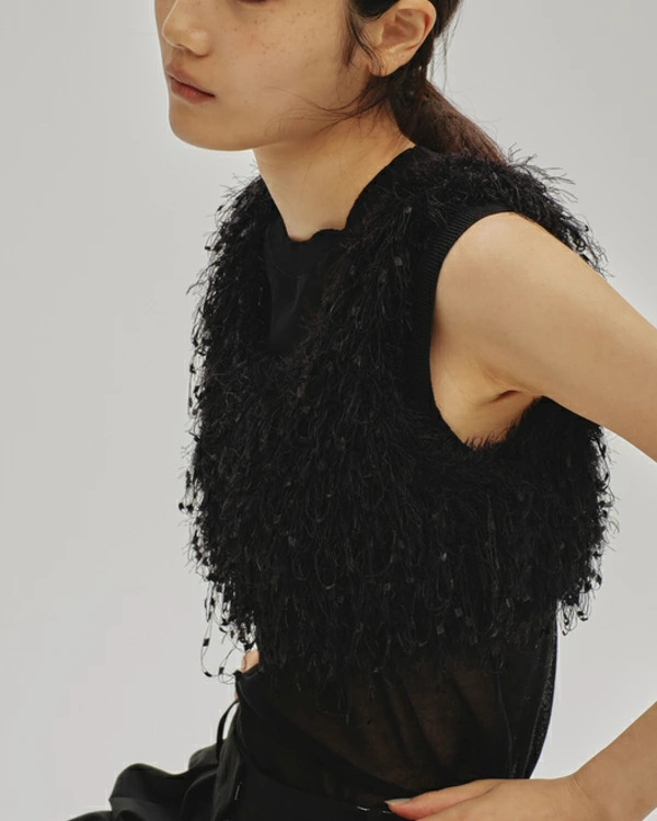 TODAYFUL トゥデイフル Fringe Knit Bustier フリンジニット