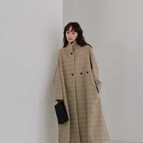 Hella ヘラ tweed long coat ツイードロングコート h253-01
