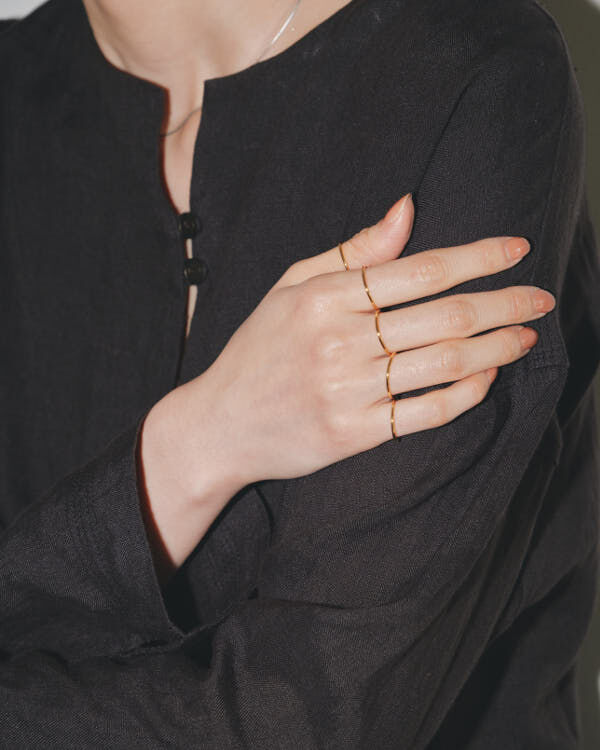 TODAYFUL トゥデイフル / LIFE's ライフズ / Thin Ring 5 Set