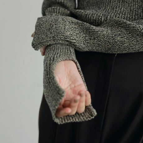 ànuke アンヌーク anuke Slit Turtle Knit スリットタートルニット 62520530 船曳ひろみ