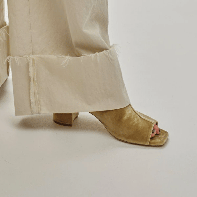 YCH square sandals スクエアトゥ新品未使用品