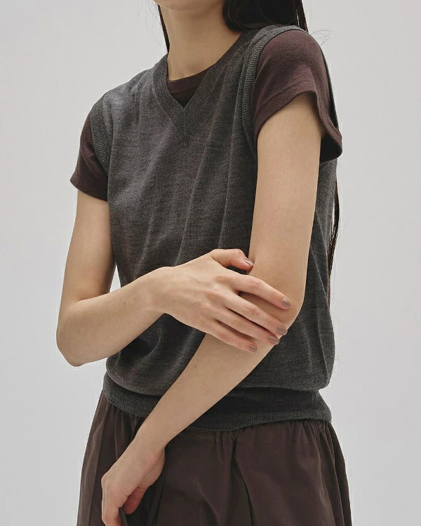 TODAYFUL トゥデイフル Seamless Knit Vest シームレスニット