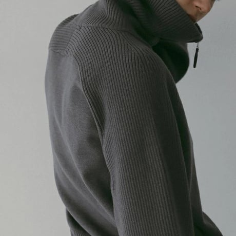 ànuke アンヌーク anuke Zip Rib Knit ジップリブニット 62610504 船曳ひろみ