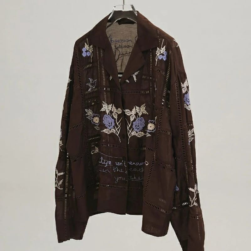 TODAYFUL トゥデイフル Life Embroidery Patchwork Shirt