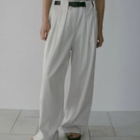 ànuke アンヌーク anuke Twill Loose Pants ツイルルーズパンツ ボトムス 62610708 船曳ひろみ