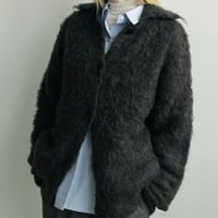 ànuke アンヌーク anuke Brashed Knit Jacket ブラッシュドニットジャケット 62520522 船曳ひろみ