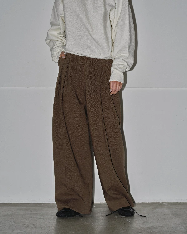 TODAYFUL トゥデイフル Bonding Wide Trousers ボンディングワイド