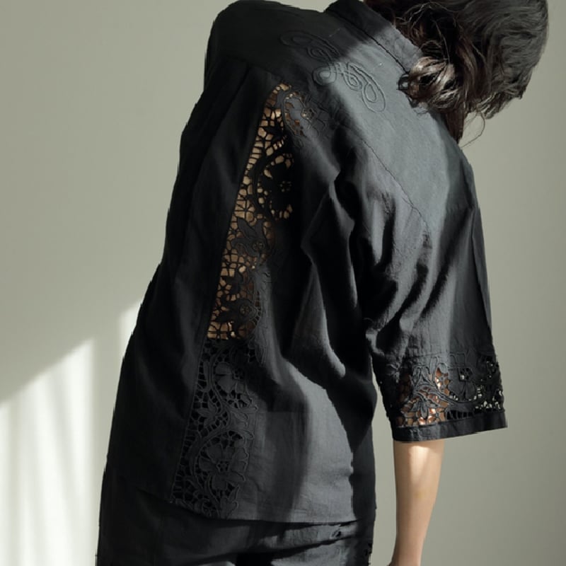 ànuke アンヌーク anuke / Cutwork Lace Shirts カットワークレ