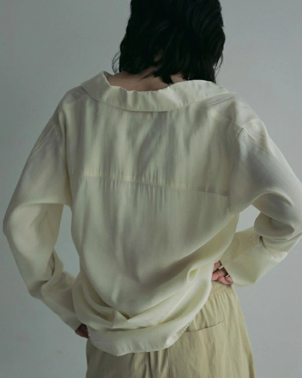 ànuke アンヌーク anuke Skipper Sheer Shirts スキッパーシアー