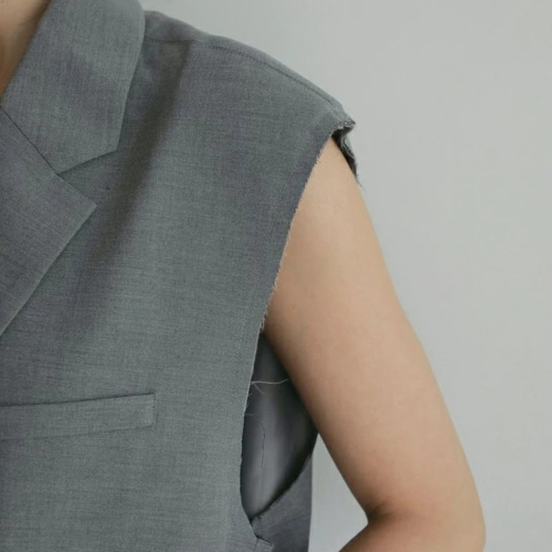 ànuke アンヌーク anuke Cutoff Over Vest カットオフオーバーベスト