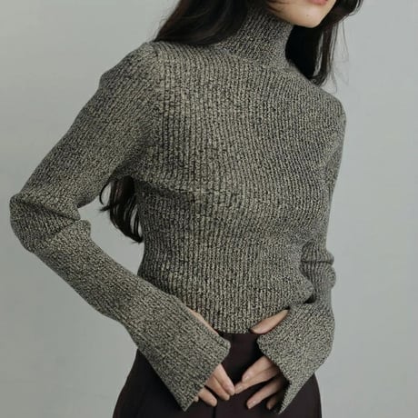 ànuke アンヌーク anuke Slit Turtle Knit スリットタートルニット 62520530 船曳ひろみ