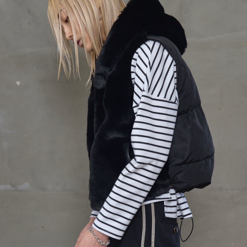 Muel Chic ミュエルシック / Mont Fake mouton Vest モントフェ