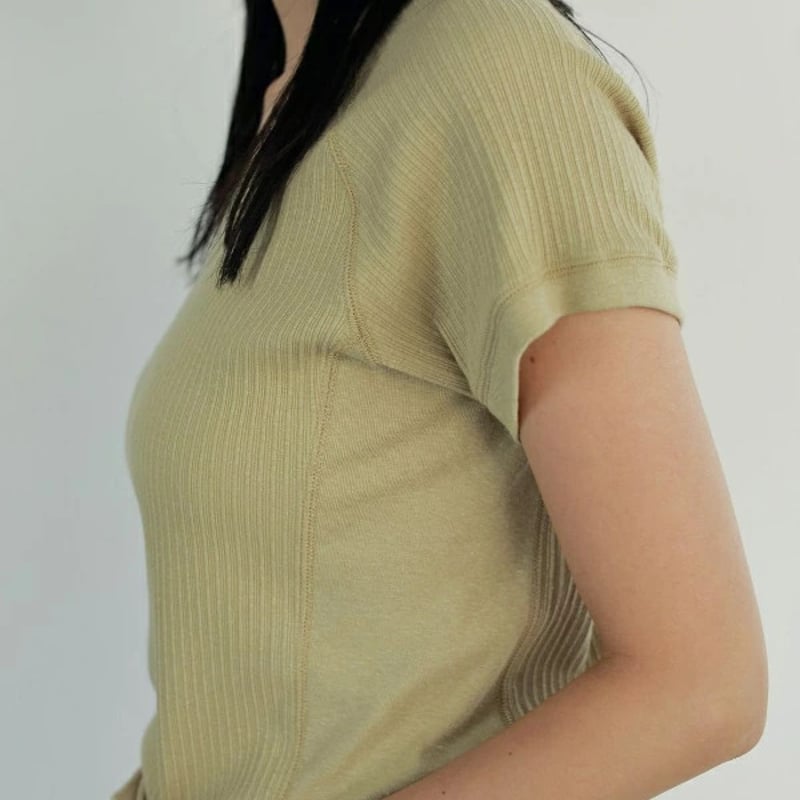 ànuke アンヌーク anuke Vintage Rib Tops ヴィンテージリブトップス
