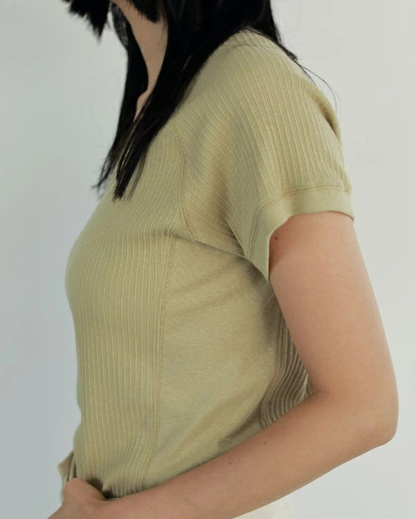 ànuke アンヌーク anuke Vintage Rib Tops ヴィンテージリブトップス