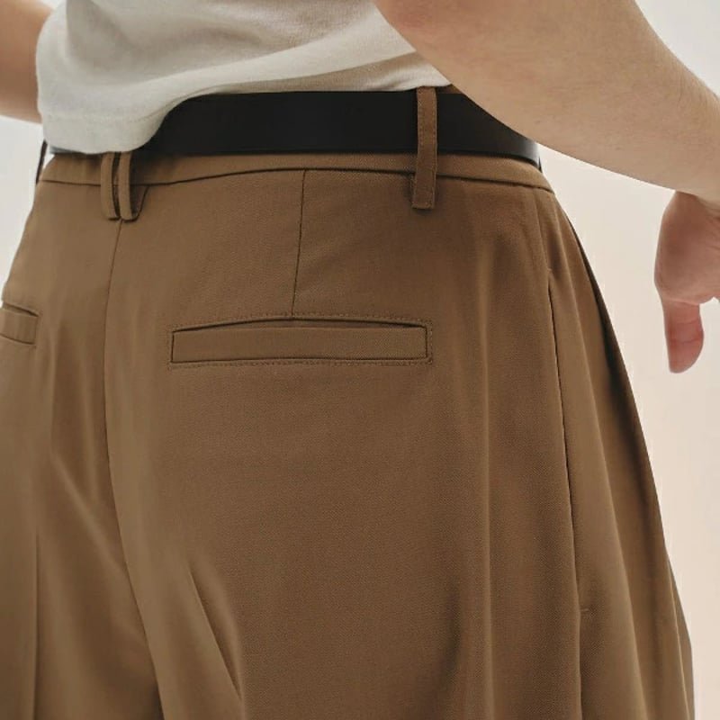 完売todayful Lightweight Tuck Trousersブラウン TODAYFUL トゥデイフル Lightweight Tuck Trousers ライトウェ