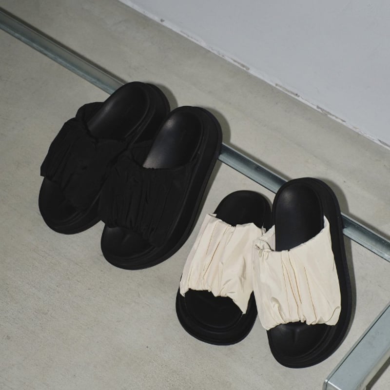 todayful Gather Volume Sandals ブラック36