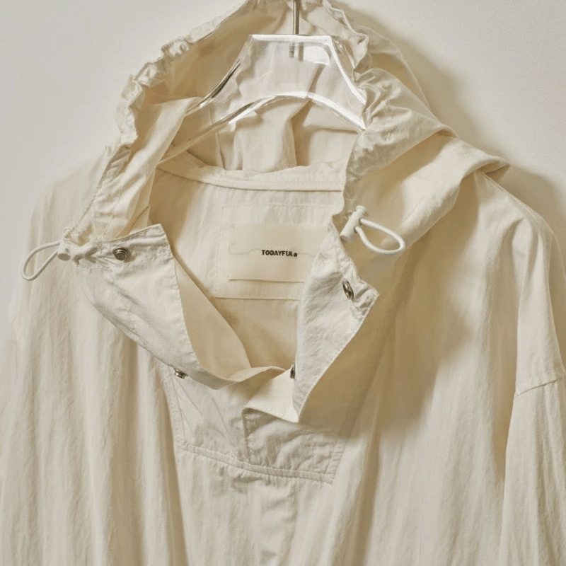 【美品】TODAYFUL ヘビーコットンアノラックパーカー 38 TODAYFUL（トゥデイフル）の「ヘビーコットンアノラックパーカー
