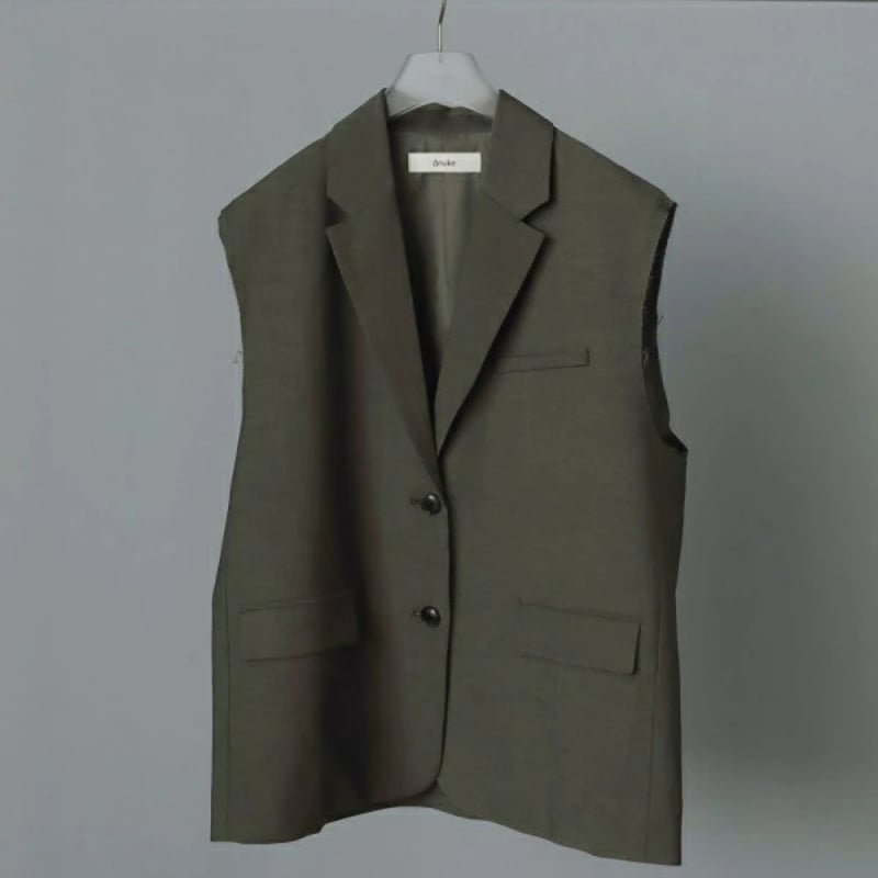 ànuke アンヌーク anuke Cutoff Over Vest カットオフオーバーベスト