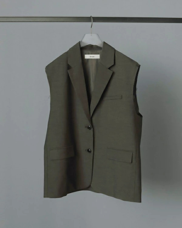 ànuke アンヌーク anuke Cutoff Over Vest カットオフオーバーベスト