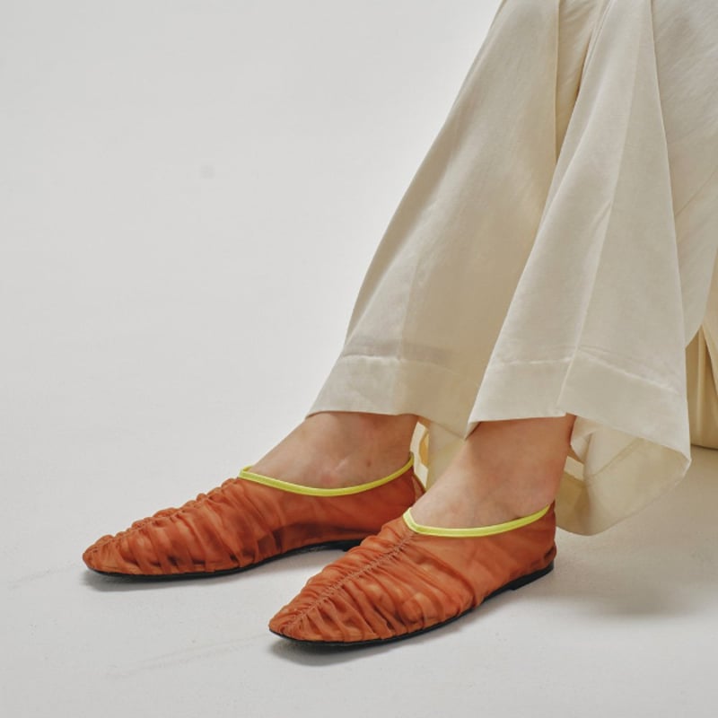 TODAYFUL トゥデイフル / Sheer Gather Flatshoes シアーギャザ TODAYFUL トゥデイフル / Sheer Gather Flatshoes シアーギャザ