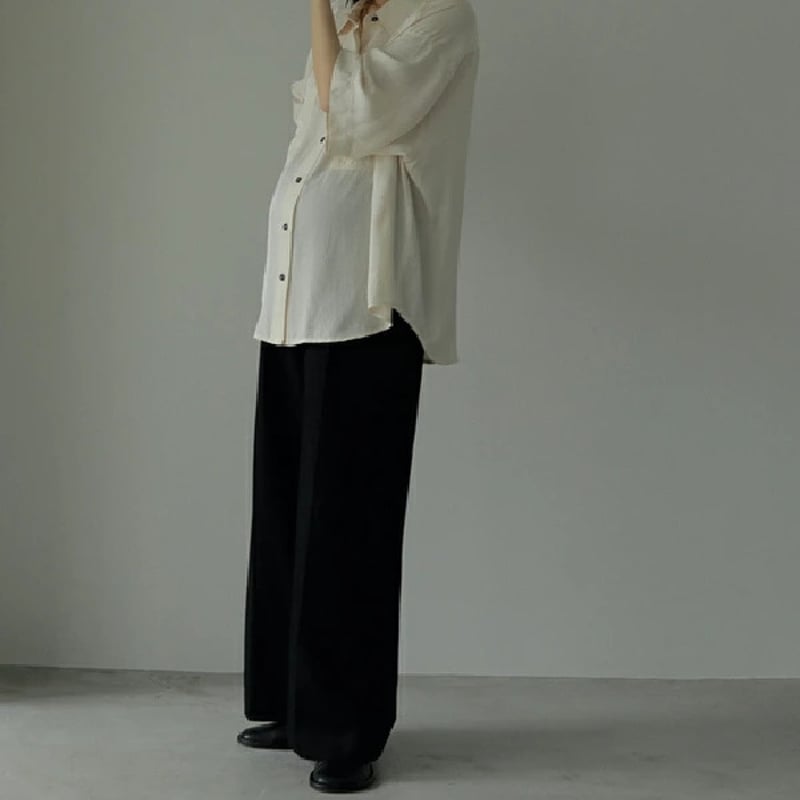 ànuke アンヌーク anuke Reha. Tuck Wide Pants タックワイドパ