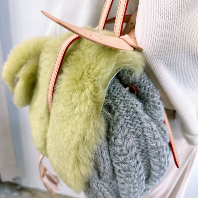 muku ムク NATURAL 831 ムートン リュック バッグ bag | BLUE LOTUS