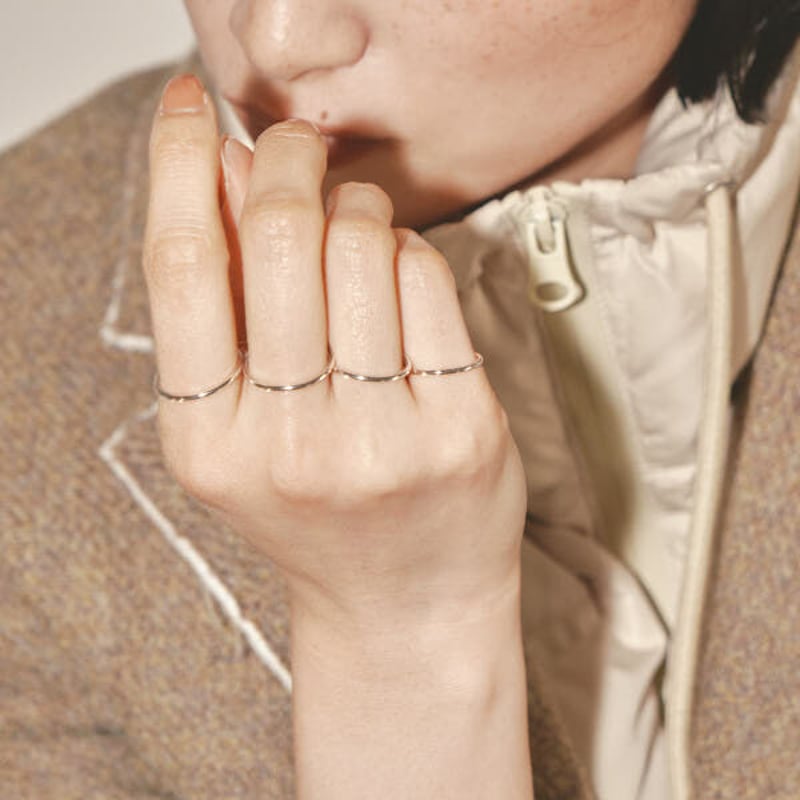 TODAYFUL トゥデイフル / LIFE's ライフズ / Thin Ring 5 Set