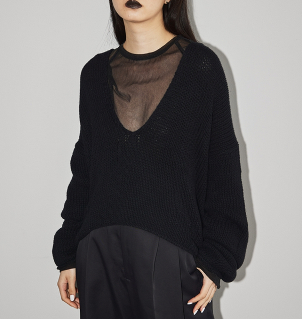 TODAYFUL トゥデイフル / LIFE's ライフズ / Sheer Crewneck