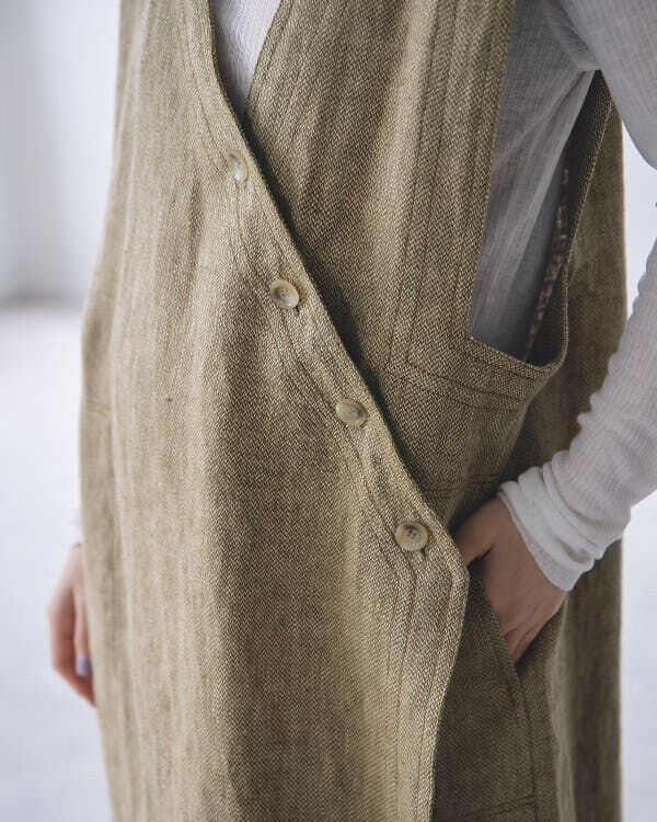 TODAYFUL トゥデイフル / LIFE's ライフズ / Asymmetry Linen