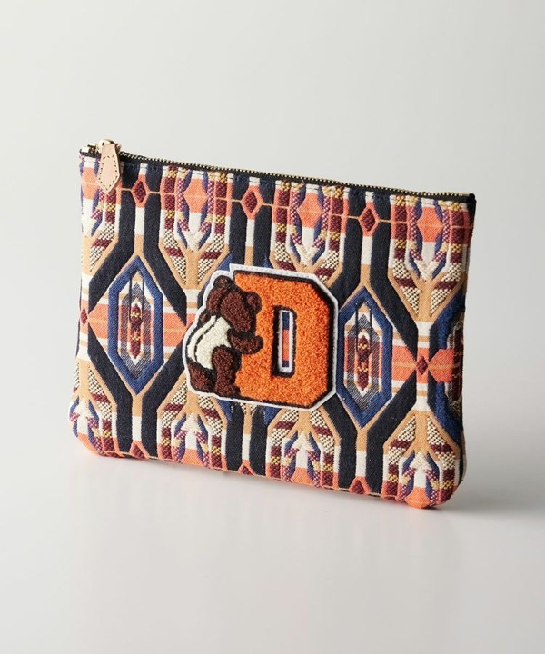 ダブルスタンダードクロージング♡メイクポーチ DSC / ロゴワッペン付きキルティングポーチ GOODS Night STORE