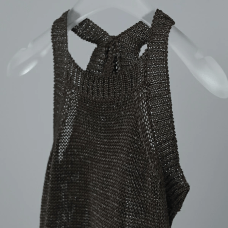 ànuke アンヌーク anuke Strawyarn Knit Onepiece ストローヤーンニットワンピース 62510321 船曳ひろみ