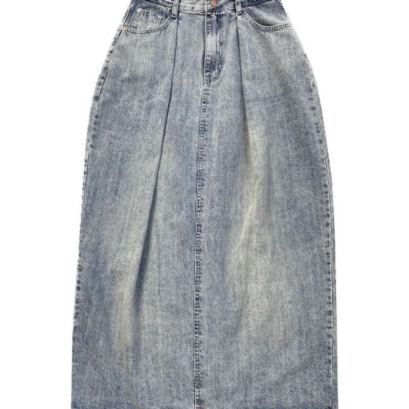 AgAwd アガウド / Tuck Denim Skirt タックデニムスカート / 2317...