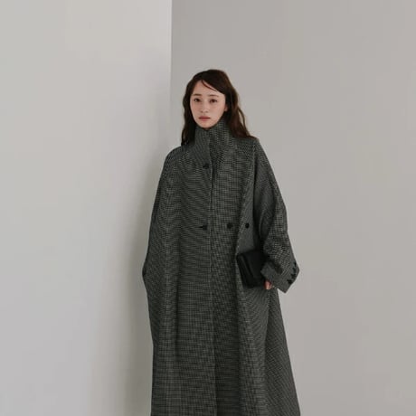 Hella ヘラ tweed long coat ツイードロングコート h253-01