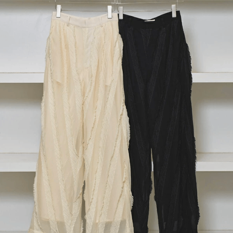 TODAYFUL トゥデイフル Sheer Jacquard Trousers シアージャカー
