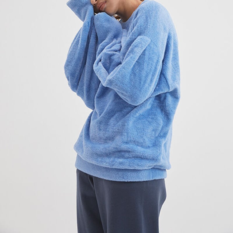 CAVEZA ROSSO カベサロッソ / ランタンスリーブシャギーニットトップス