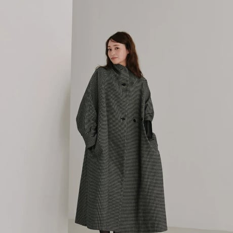 Hella ヘラ tweed long coat ツイードロングコート h253-01