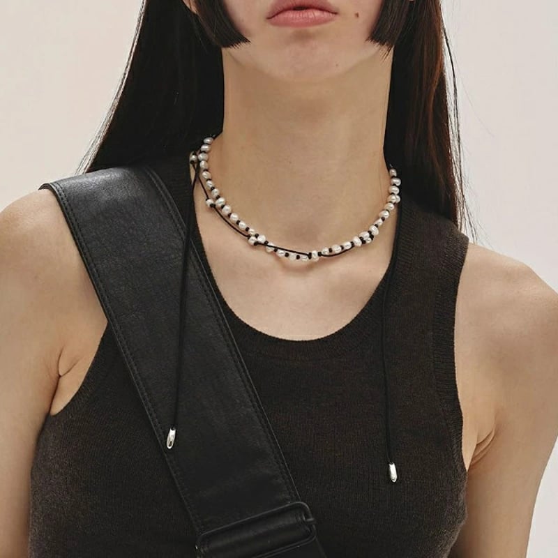 Cord Pearl Choker（ネックレス）｜TODAYFUL（トゥデイフル